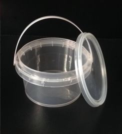 廠家直銷380毫升透明食品酸奶蜂蜜包裝塑料桶 可印刷、可定制、現貨供應